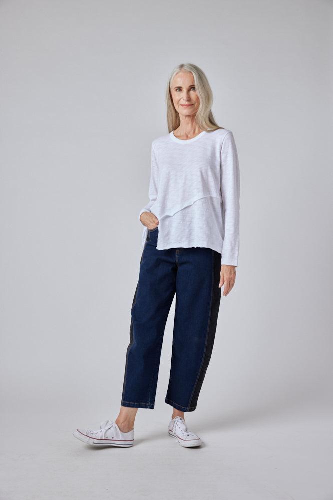 Inner Glow Asymmetric Long Sleeve Top Product Image