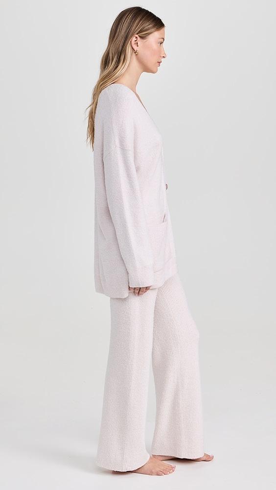 Barefoot Dreams CCL Contrast Rib Pocket Cardigan | Shopbop Product Image