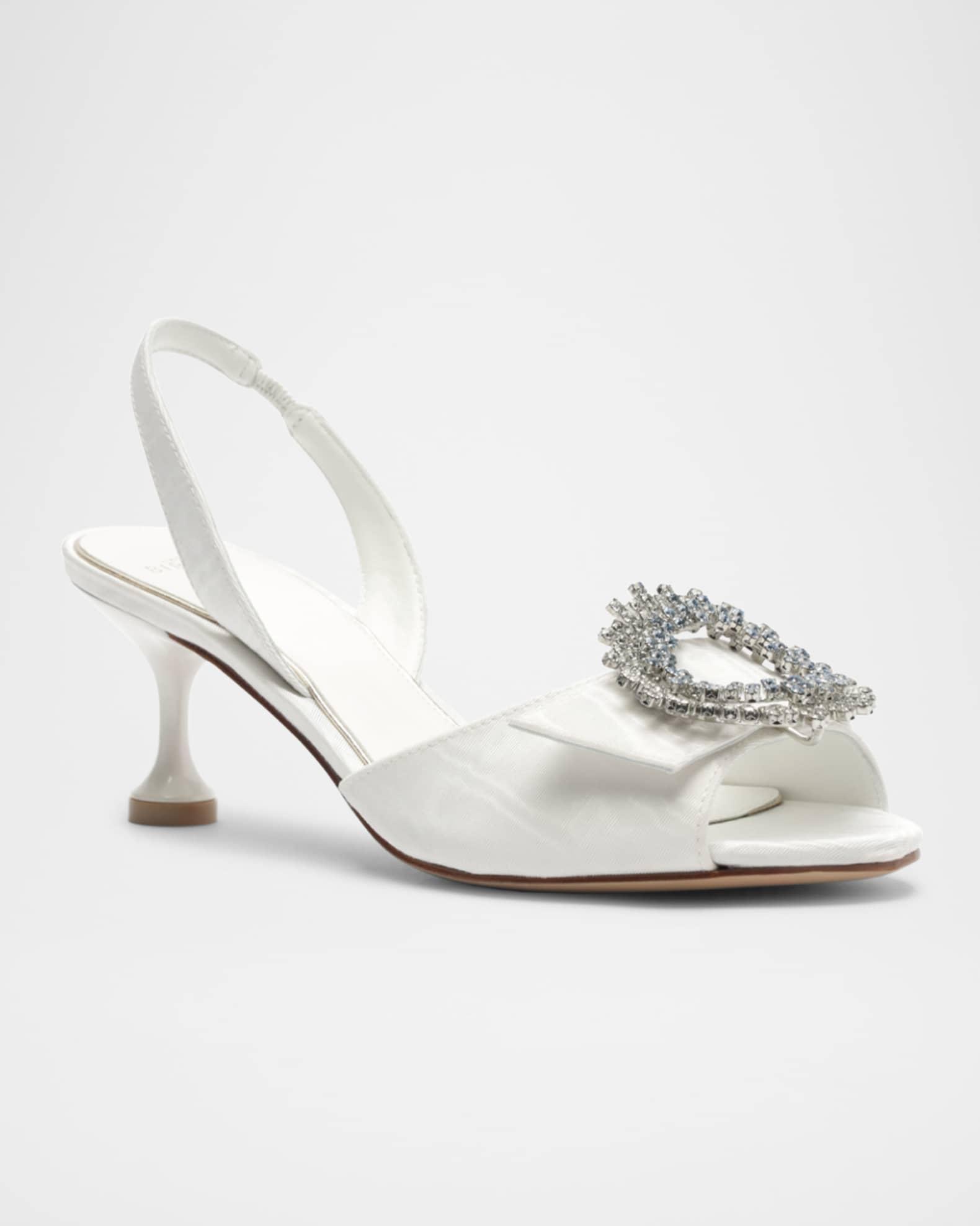 Easy Madelina Embellished Satin 60 Pumps Product Image