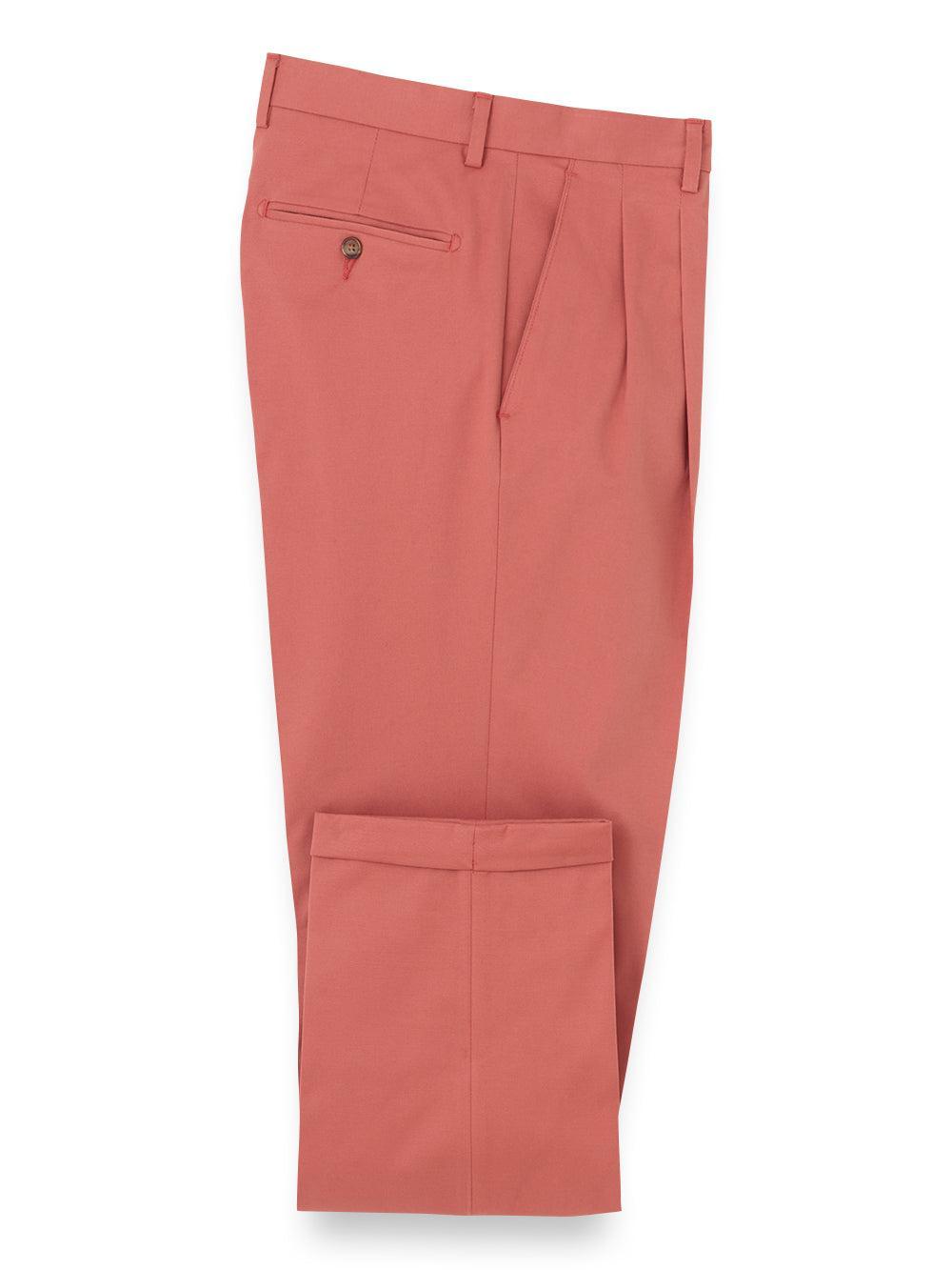 Cotton Stretch Twill Pants - Moss Product Image