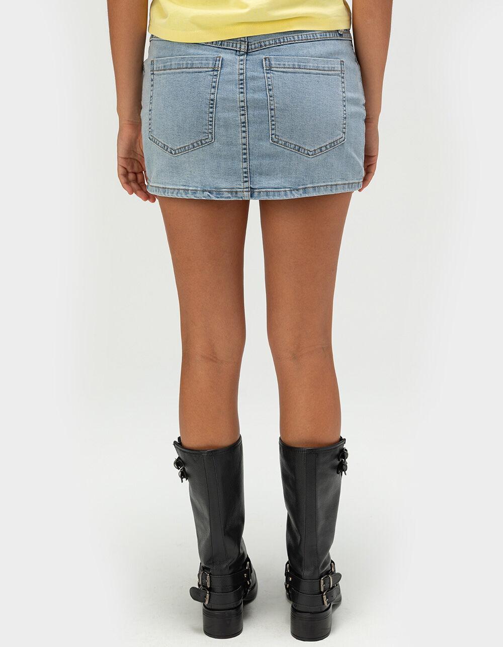 O'NEILL Madalena Womens Denim Mini Skirt - LIGHT WASH Product Image