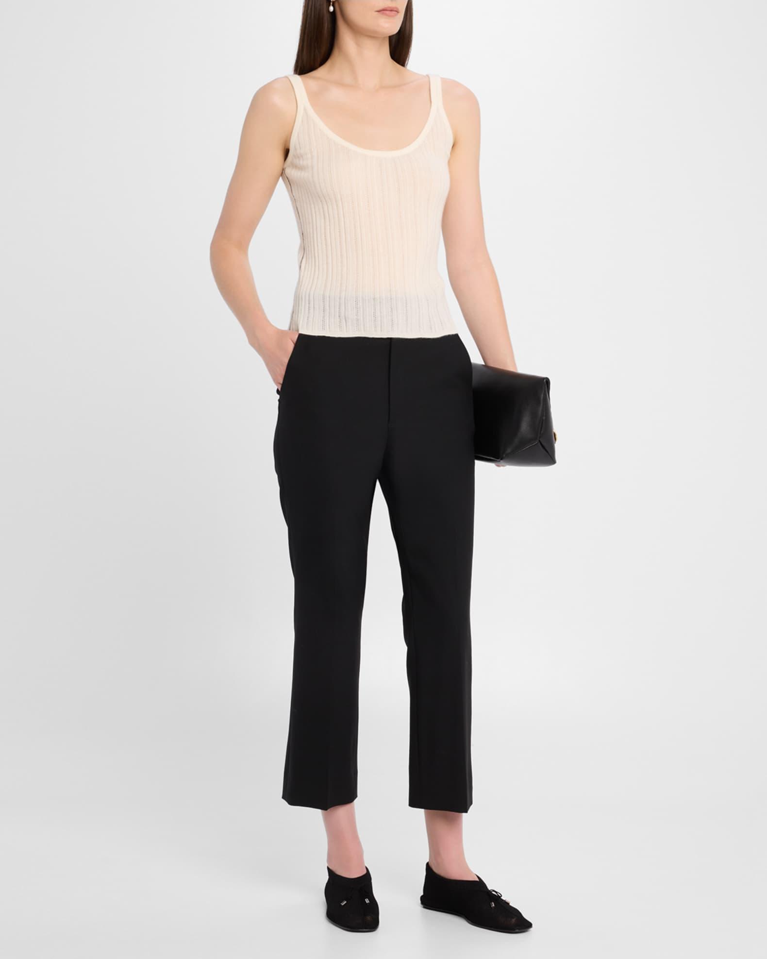 Pointelle Knit Slim Tank Top Product Image