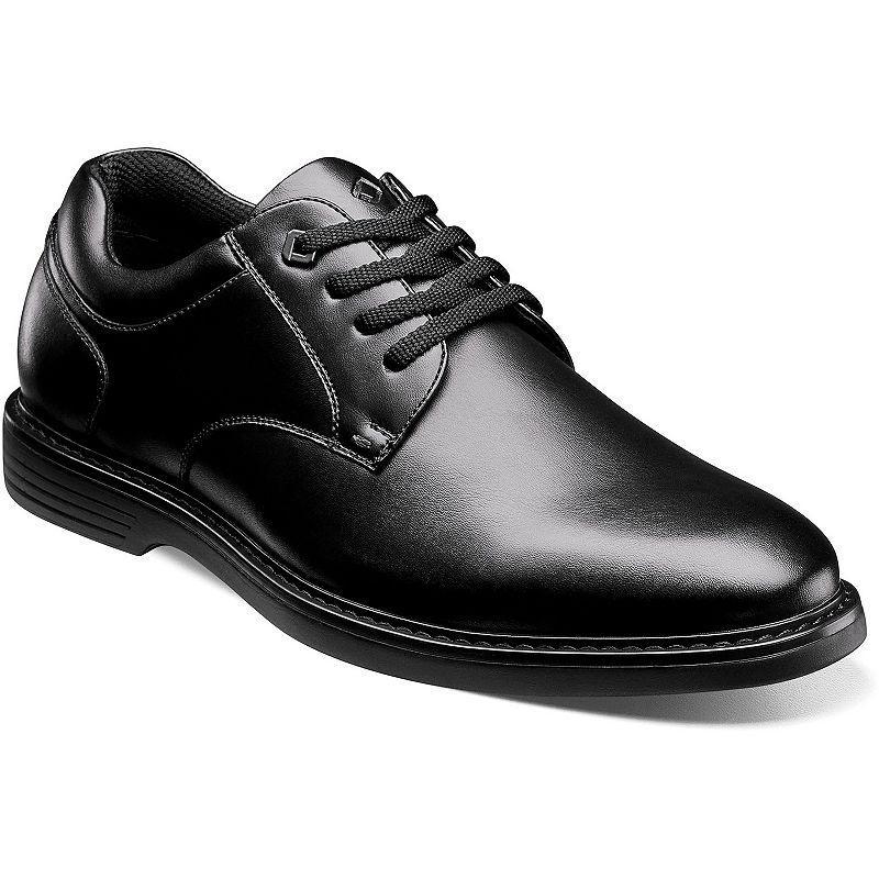 Nunn Bush® Wade Men's Slip-Resistant Oxford Shoes, Size: 14 Wide, Black Product Image