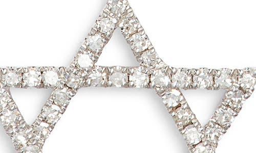 MEIRA T Pavé Diamond Star Of David Pendant Necklace In Gold Product Image