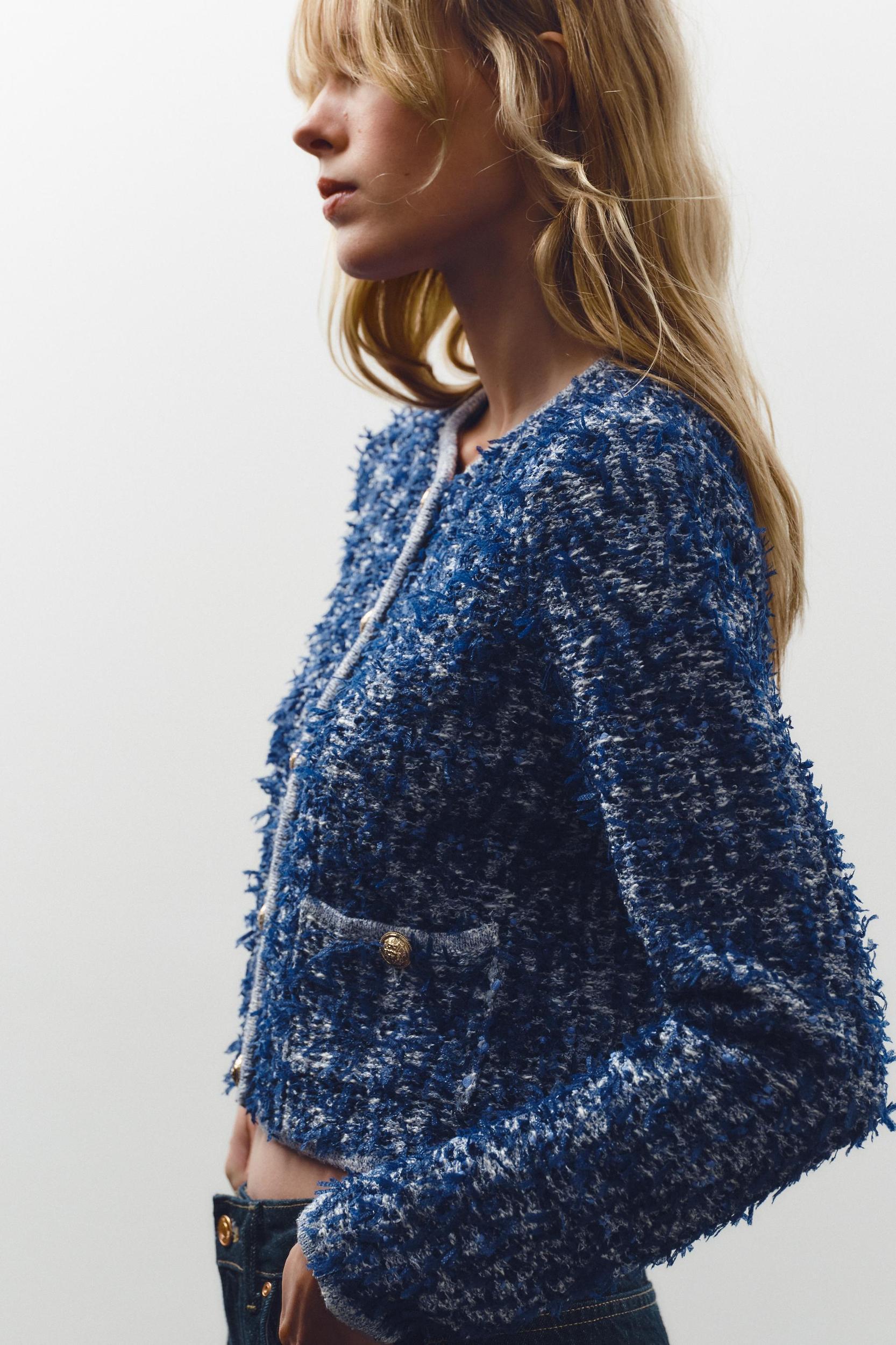 CABLE KNIT JACKET Product Image