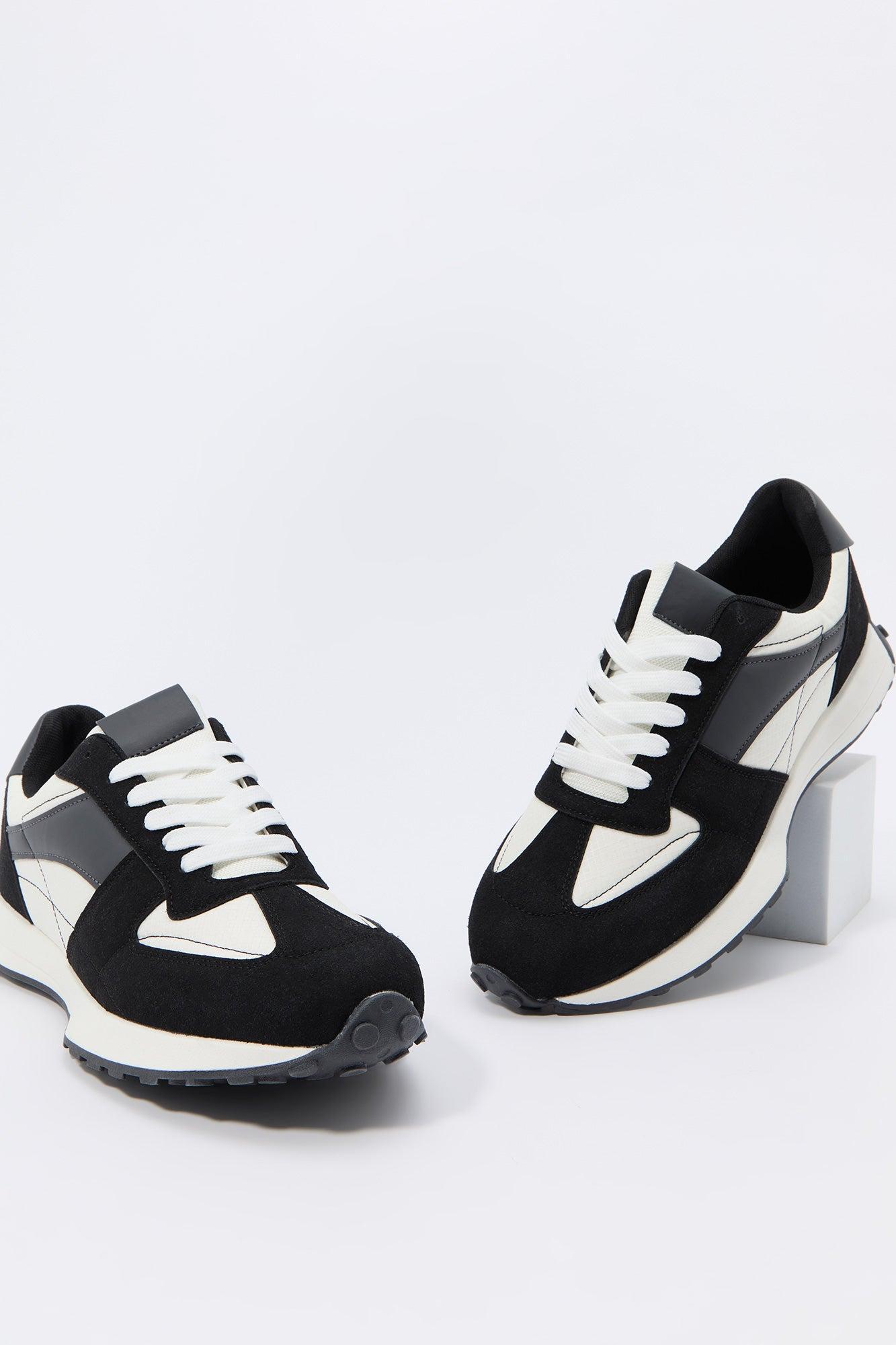 Faux Suede Colourblock Sneaker Male Product Image