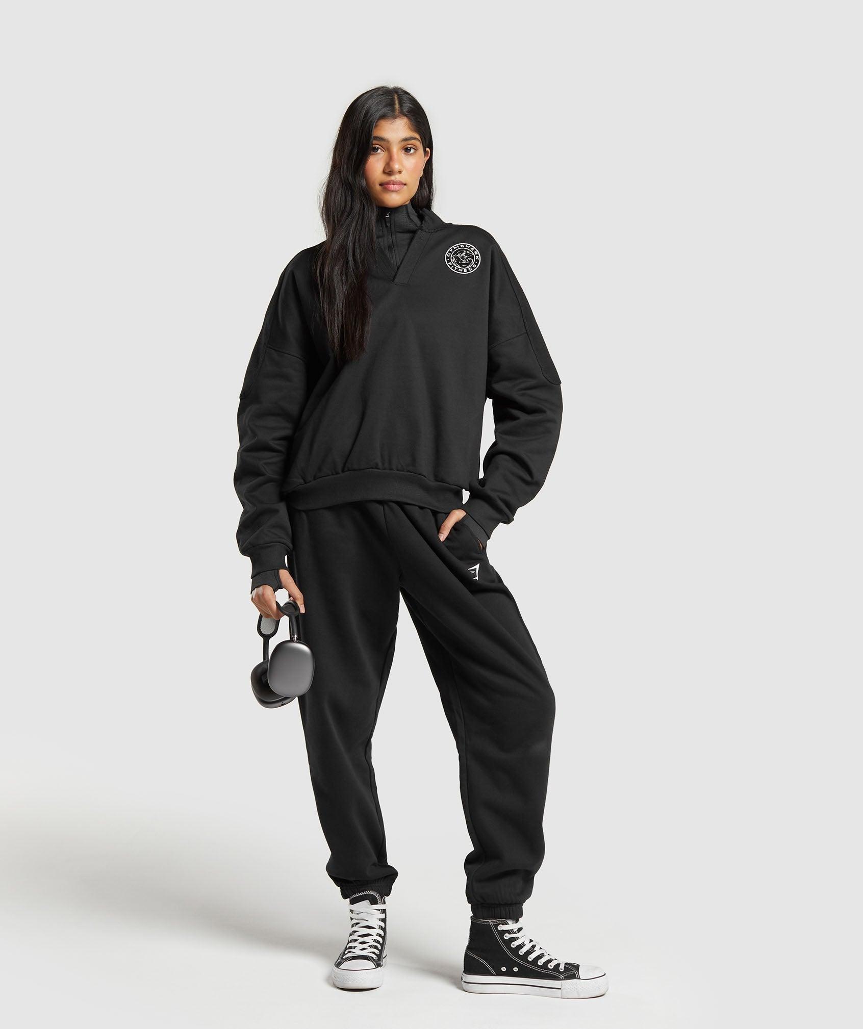 Gymshark Vital Midi Zip Up Jacket - Black Marl Female Product Image