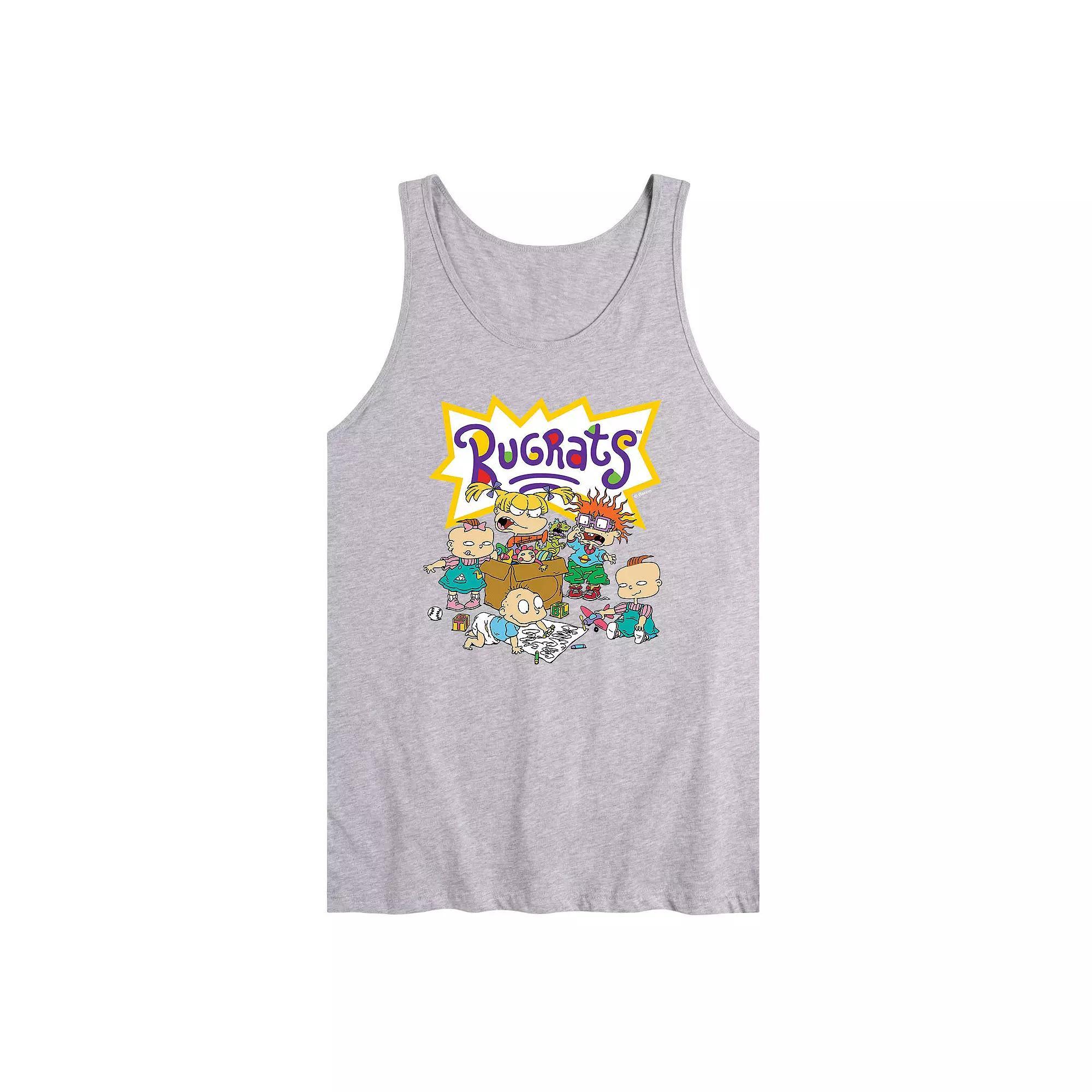 Mens Rugrats Characters With Logo Tank Top Product Image