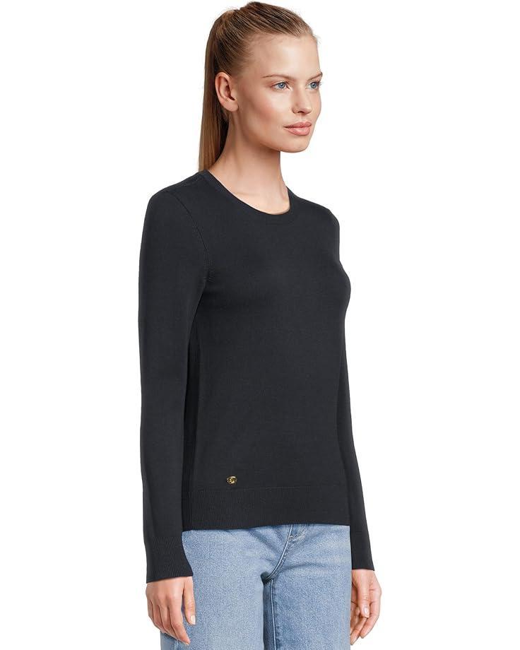 Stretch Cotton Boat Neck Tee Product Image
