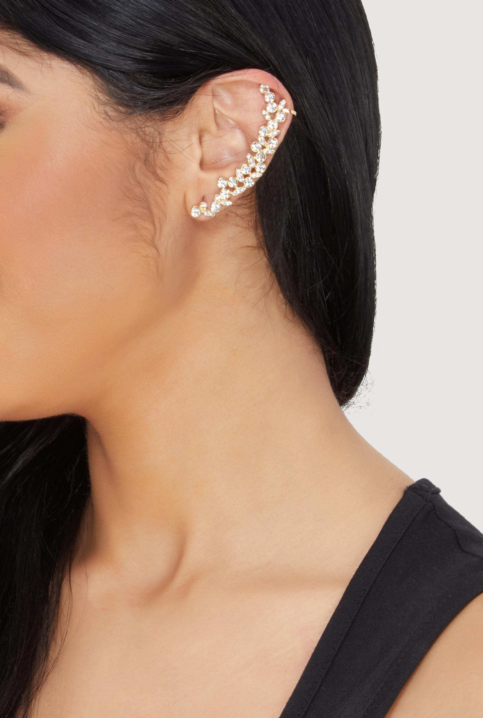 Faux Pearl Rhinestone Beaded Layered Necklace with Drop Earrings Male Product Image