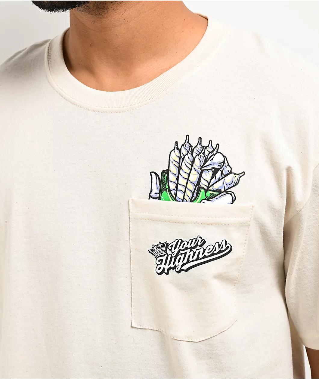 Your Highness Pack Natural Pocket T-Shirt Product Image