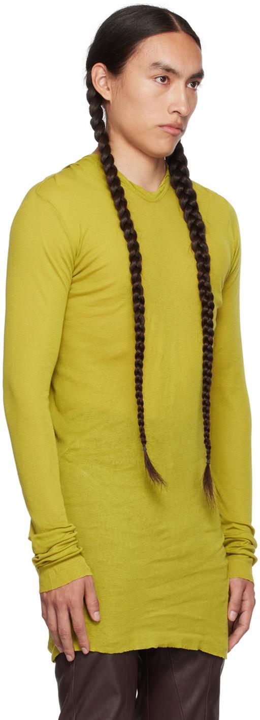RICK OWENS Green Semi-sheer Hoodie Product Image