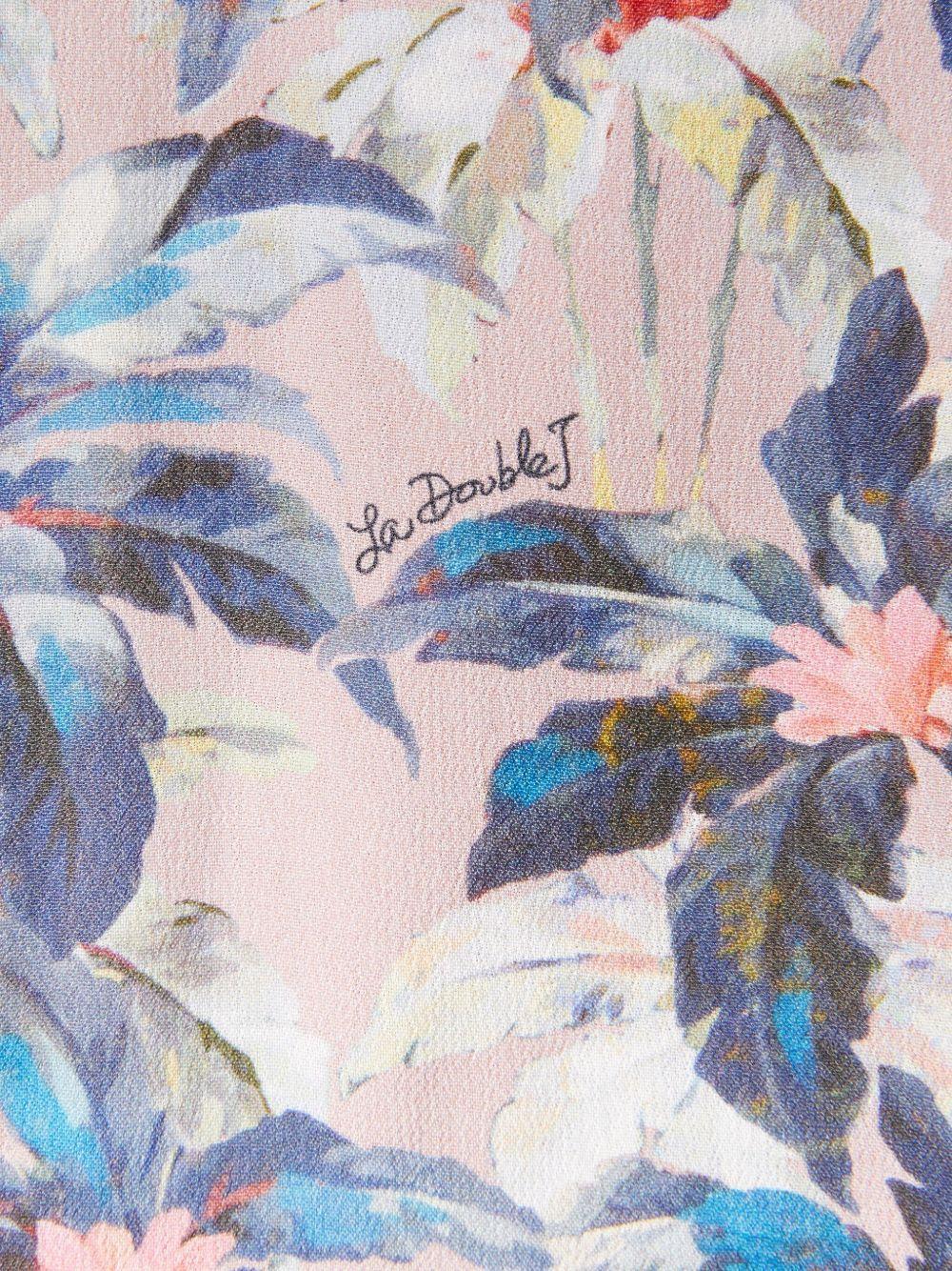 Luna floral-print V-neck midi dress Product Image