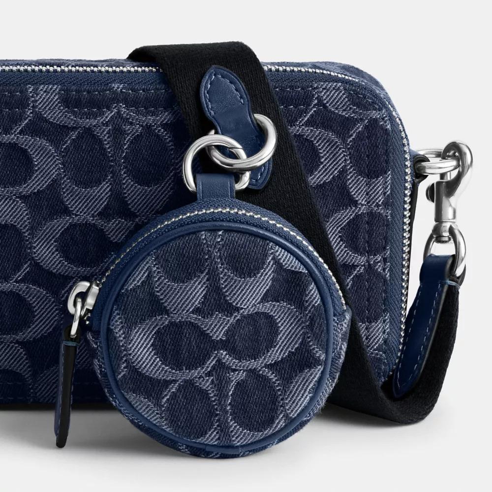 Charter Slim Crossbody Bag In Signature Denim Product Image