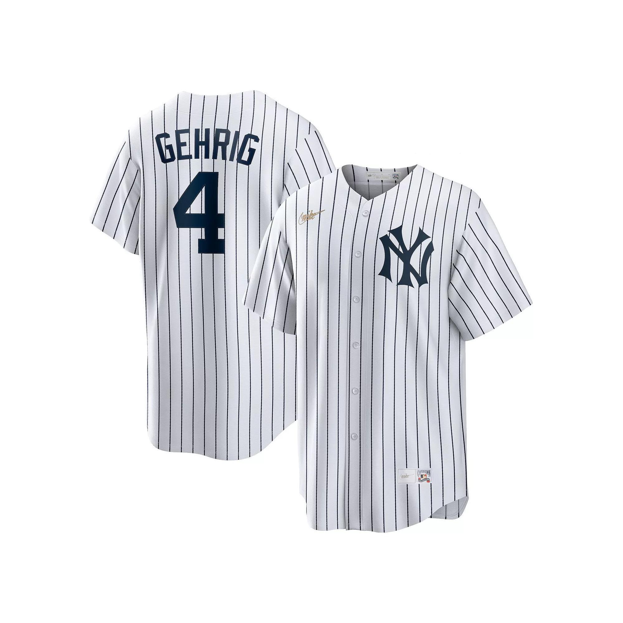 Mens Nike Lou Gehrig New York Yankees Home Cooperstown Collection Player Jersey Product Image
