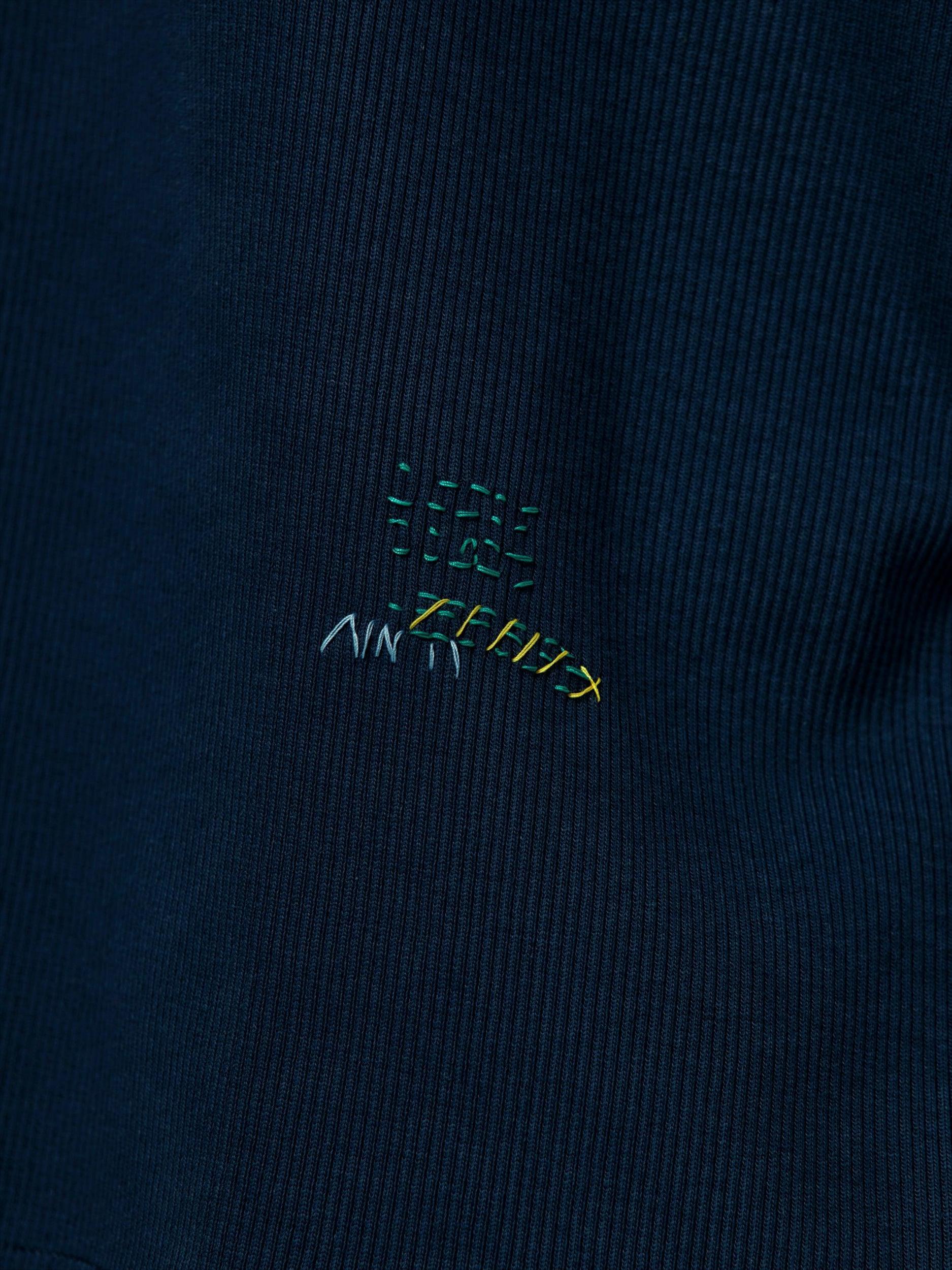 Oversized Long-Sleeved T-Shirt (Blue China) Product Image
