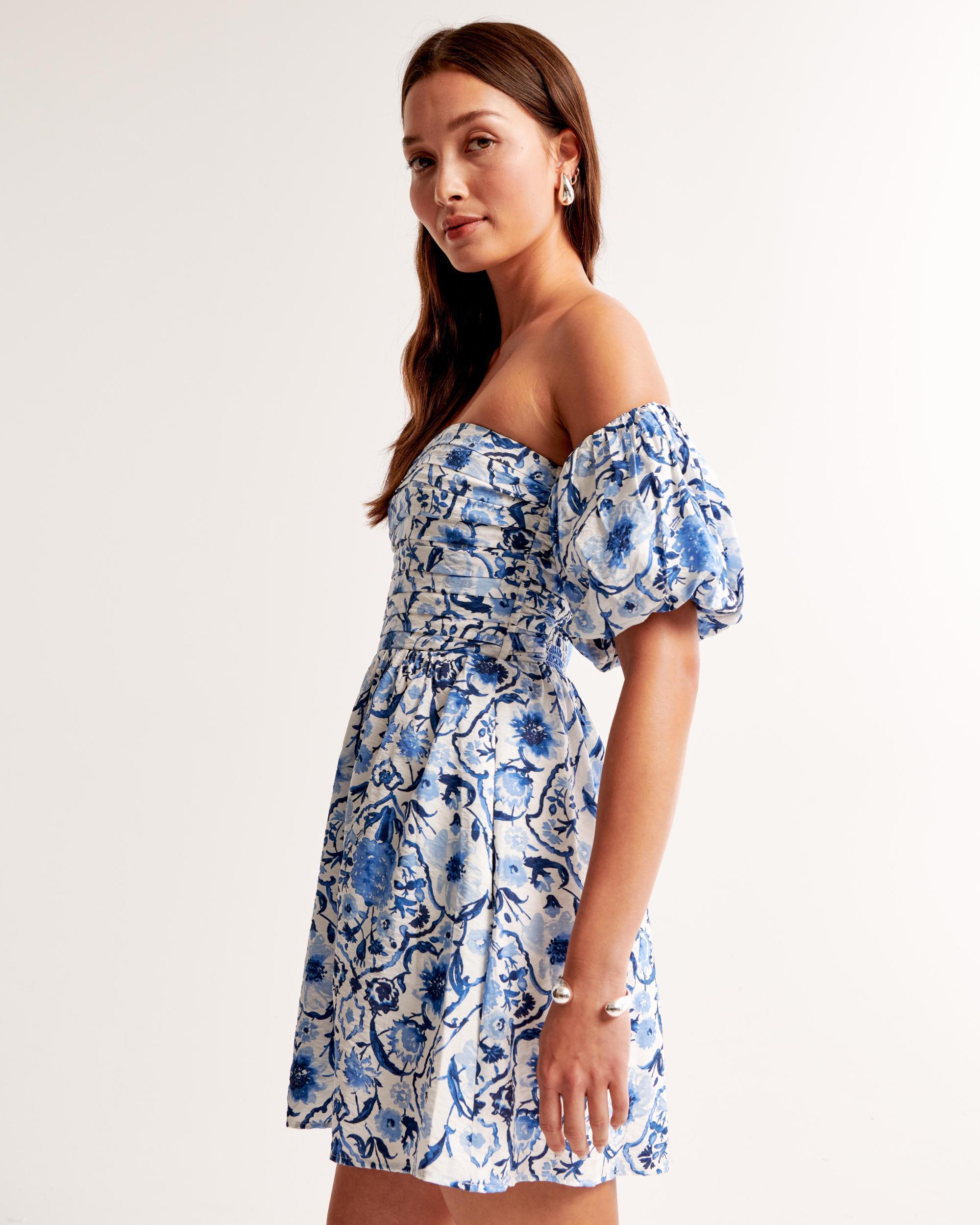 The A&F Emerson Off-The-Shoulder Mini Dress Product Image