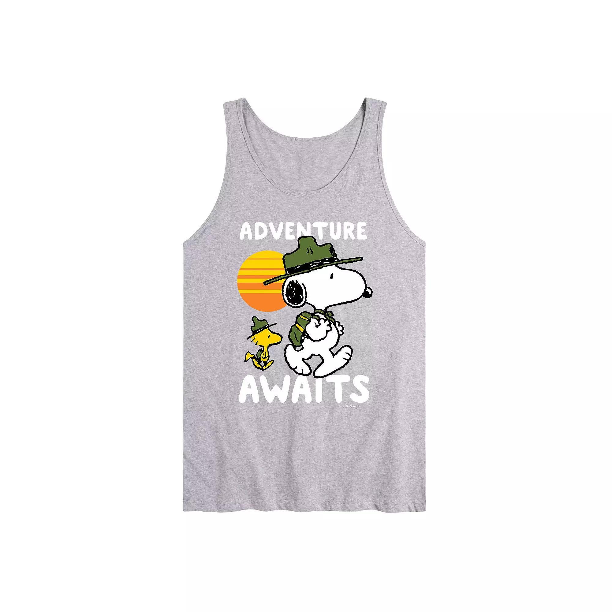 Mens Peanuts Adventure Awaits Tank Top Product Image