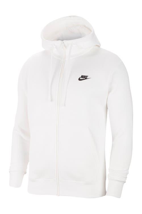 Mens Nike Sportswear Club Fleece Full-Zip Hoodie Grey Heather Product Image