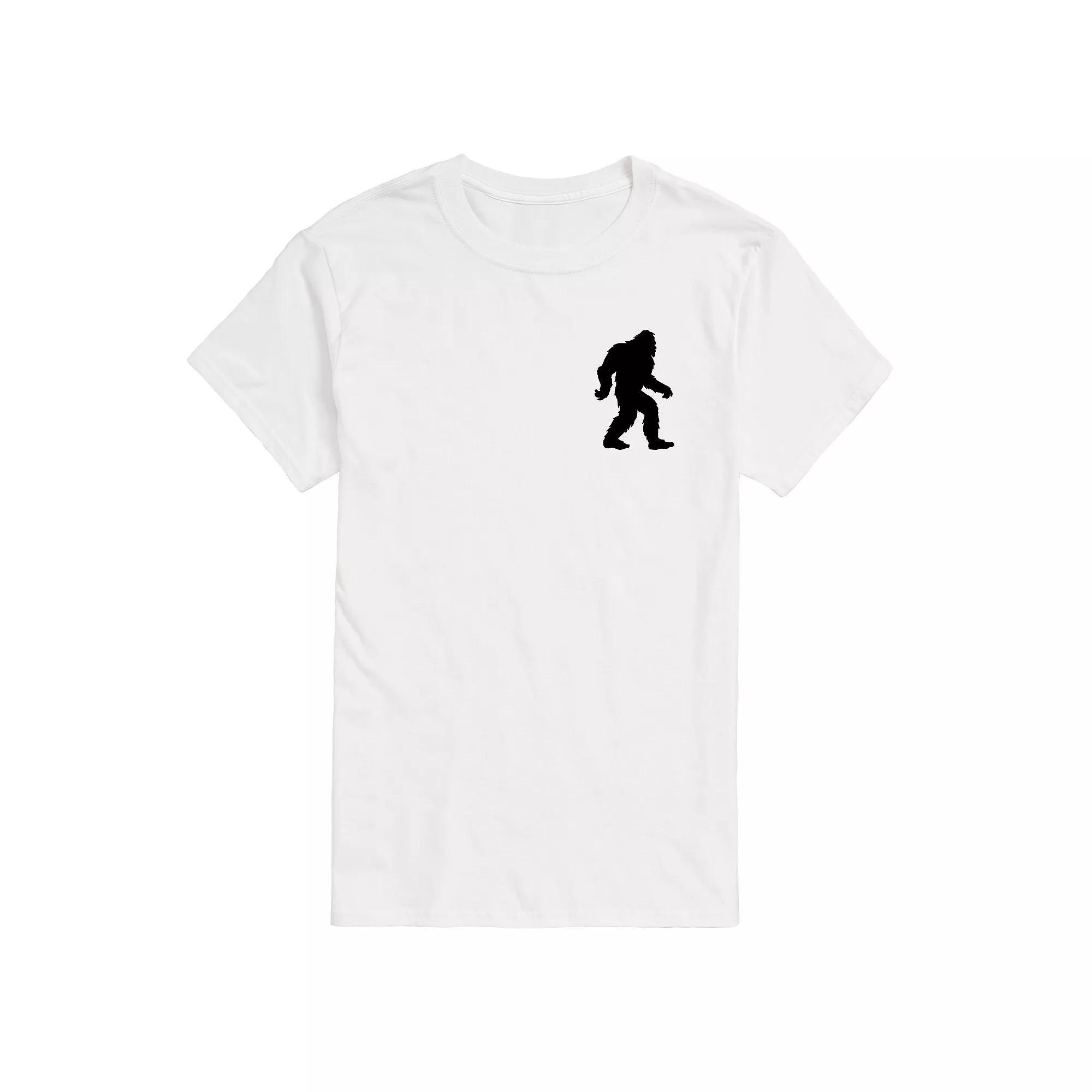 Big & Tall Sasquatch Silhouette Graphic Tee, Mens Product Image