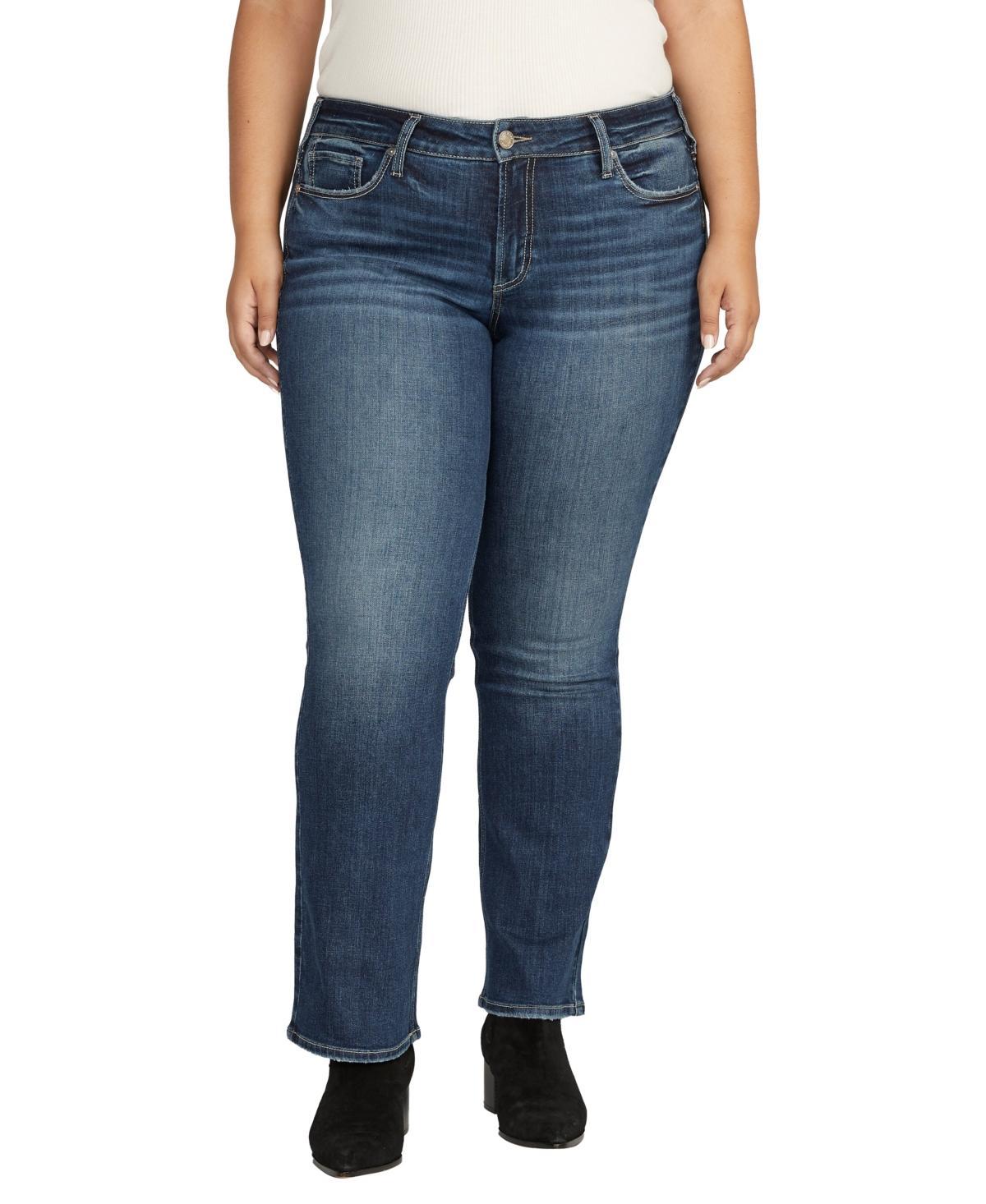 Silver Jeans Co. Plus Size Suki Mid Rise Slim Bootcut Jeans Product Image