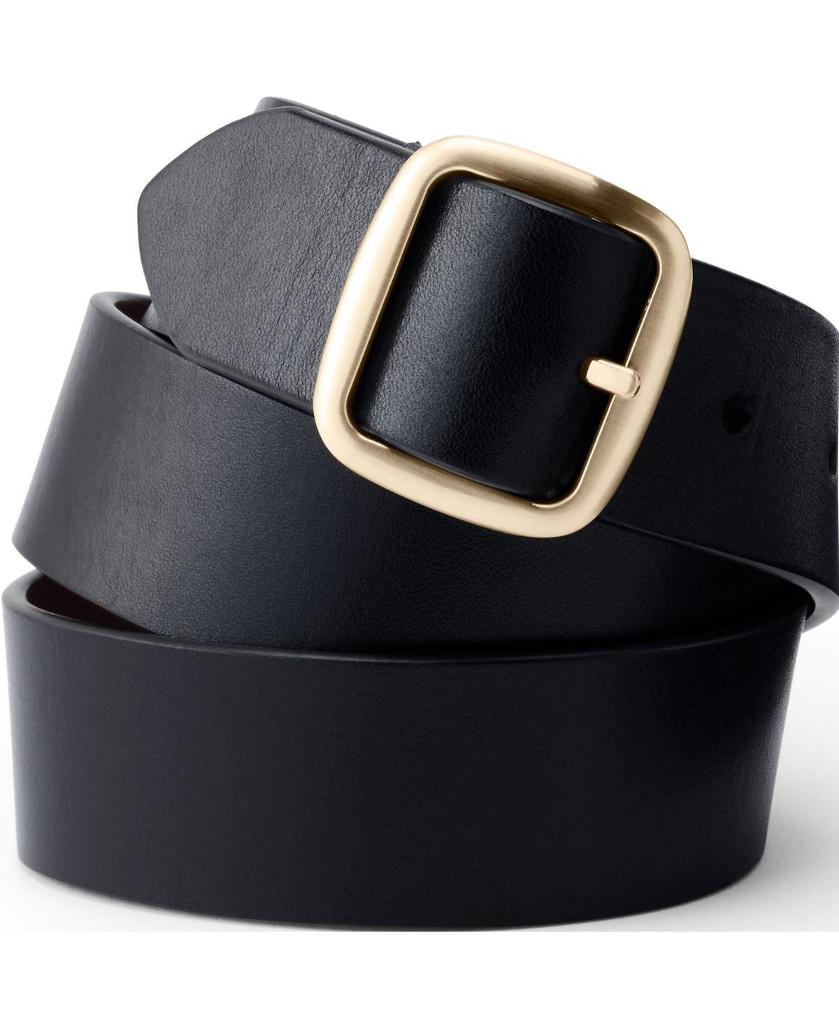 Women's Lands' End Reversible Belt, Size: Large, Black Dark Brown Product Image