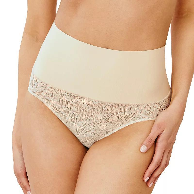 Maidenform Firm Control Shapewear Tame Your Tummy Brief DM0051, Women's, Size: XL, Nude Lace Product Image