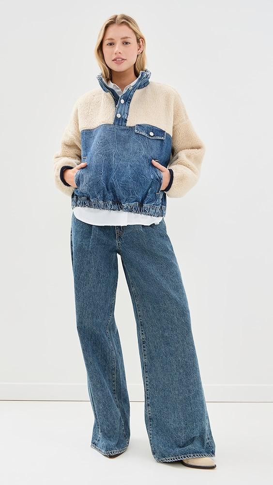 Polo Ralph Lauren 3X1 Rigid Denim Lined Pullover | Shopbop Product Image