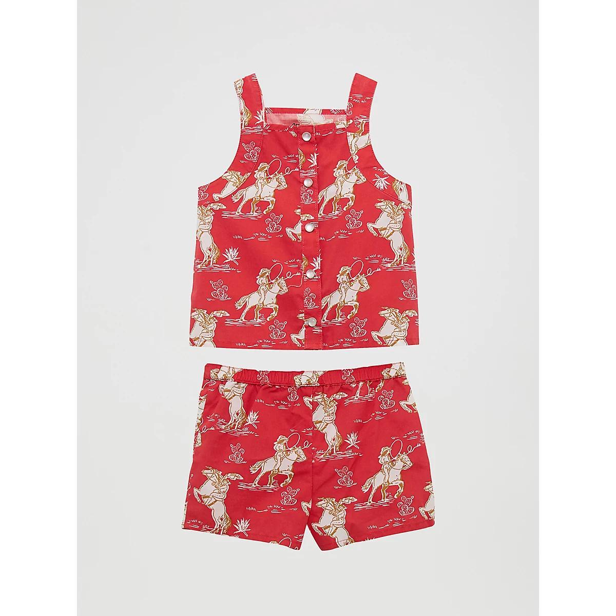 Little Boy's Western Print Bodysuit Fence Product Image
