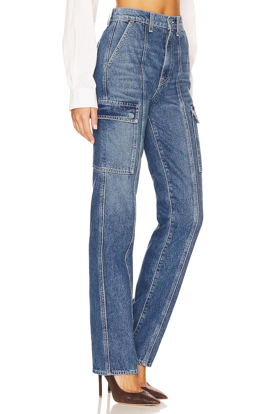 Harper High Rise Slim Cargo GRLFRND Product Image