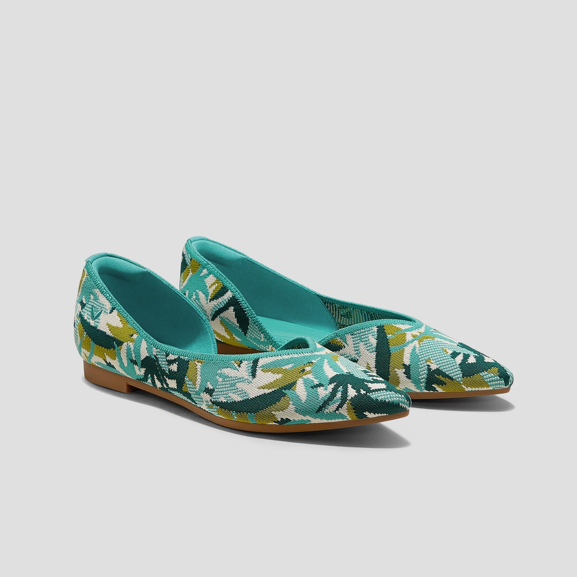 Pointed-Toe D'Orsay Flats (Melia) Product Image