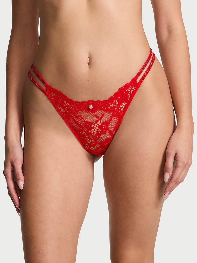 Twinkle Strap Lace Brazilian Panty Product Image