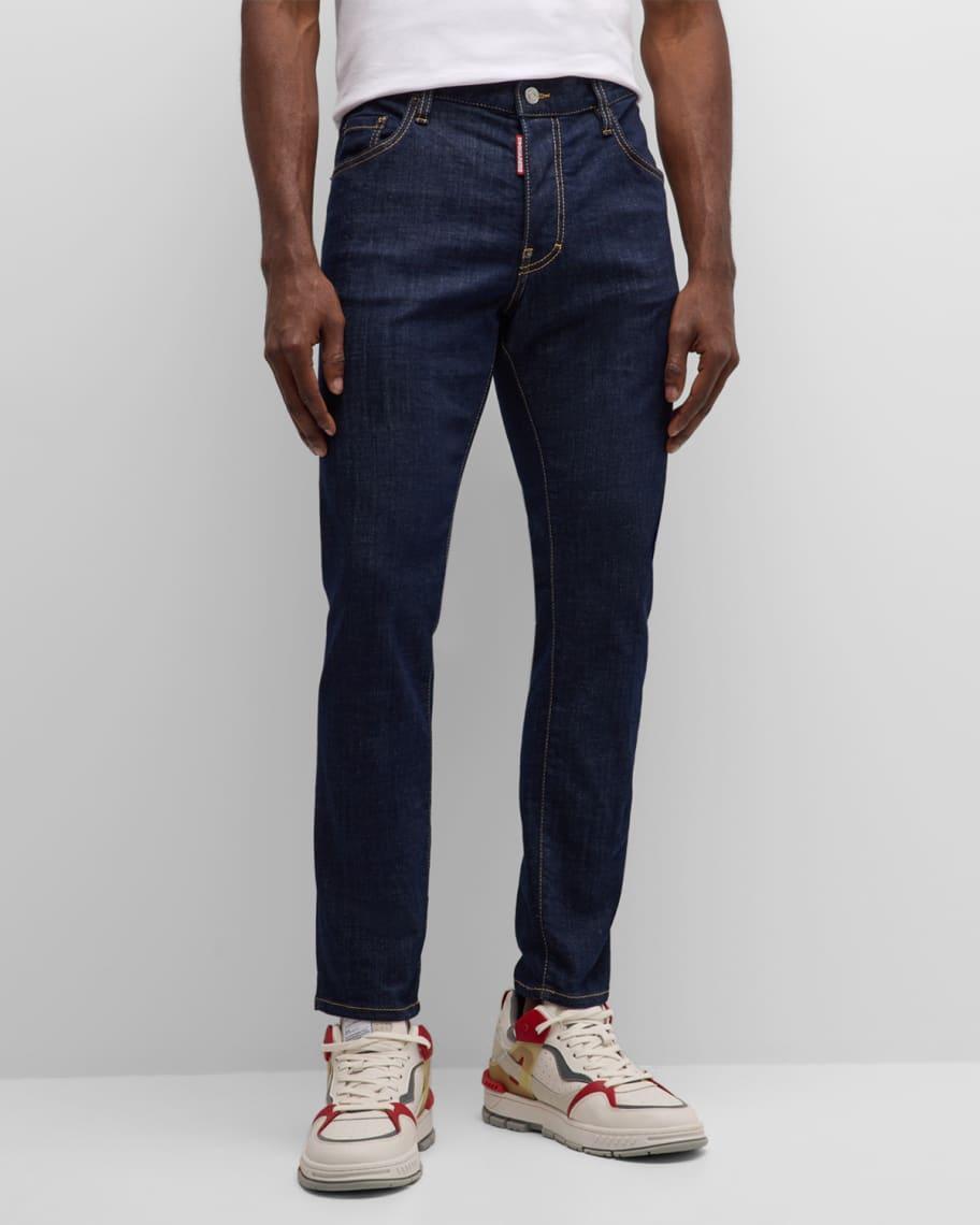 Mens Skater Dark-Wash Jeans Product Image