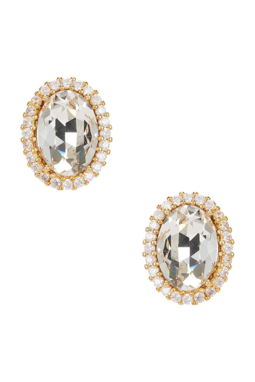 Omega Clasp Oval Stud Earrings Anton Heunis Product Image