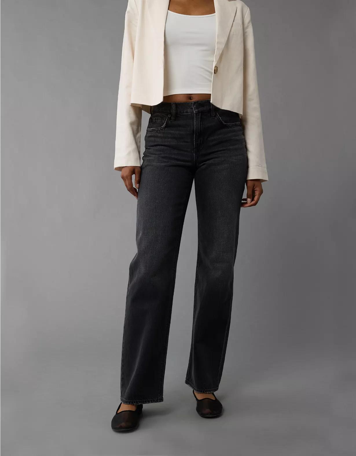 AE Strigid High-Waisted Stovepipe Jean Product Image