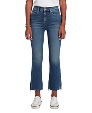 7 For All Mankind Hw Slim Kick (Sea Level) Women's Dress Pants Product Image