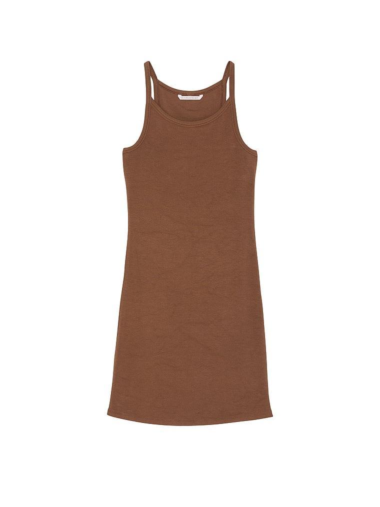 Ribbed Modal Velvet-Trim Cami Shorts Set Product Image