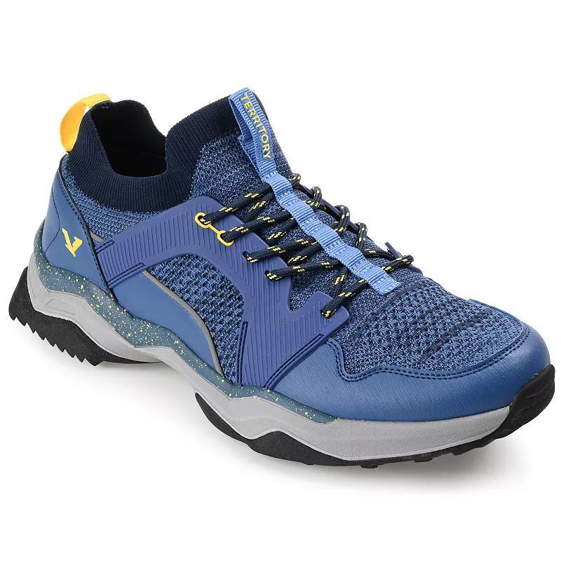 Territory Yosemite Men's Waterproof Knit Trail Sneakers, Size: 9, Blue Product Image