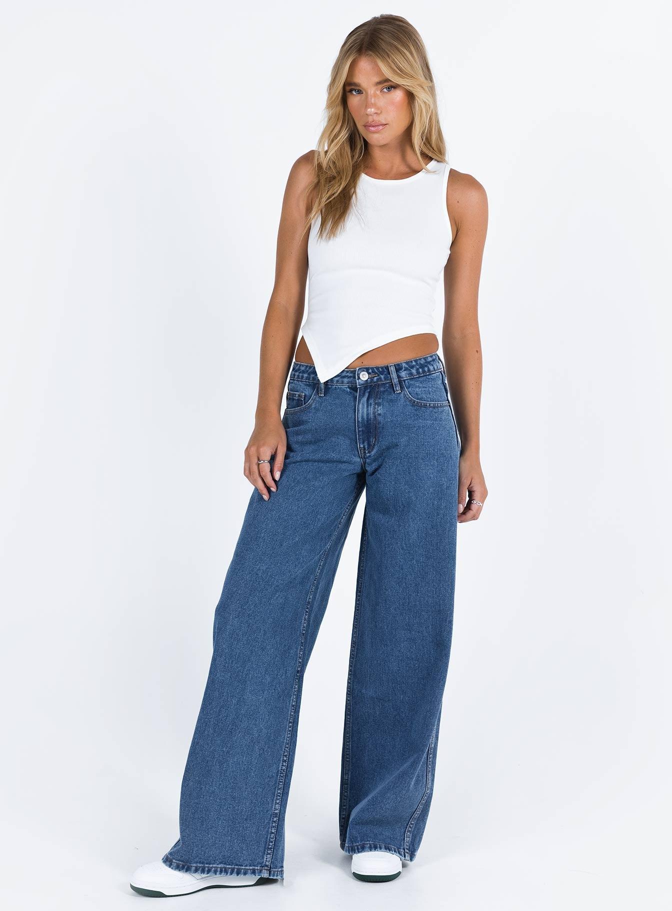 Ramos Low Rise Jeans Denim Product Image