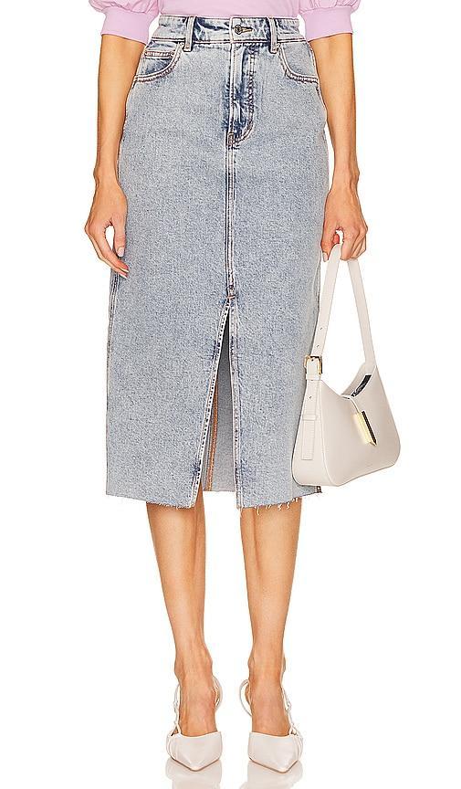 Victoria Long Midi Skirt Veronica Beard Product Image