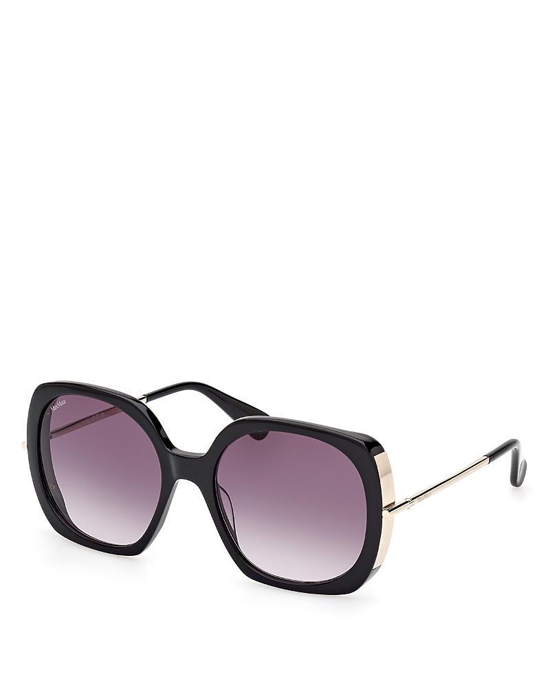 Max Mara Black Butterfly Acetate Sunglasses, 58mm Product Image