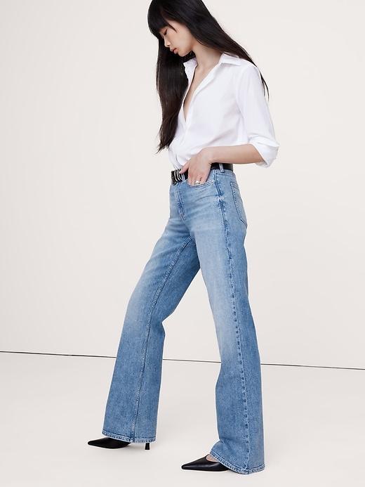 High-Rise Relaxed Flare Jean Product Image