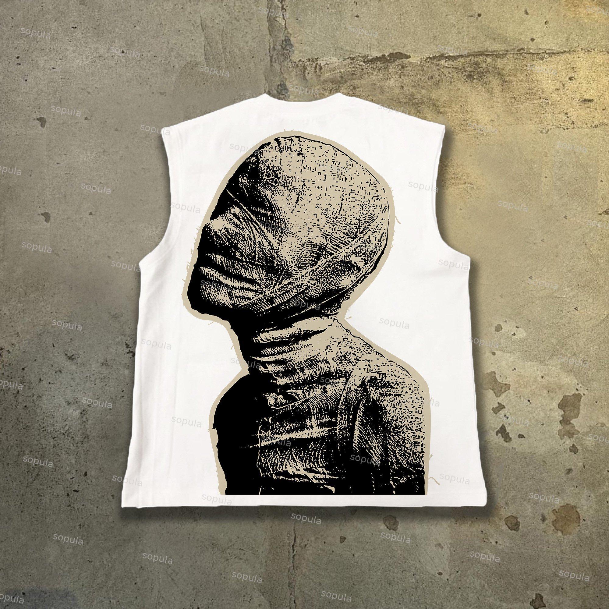 Vintage Mummy Graphic 100% Cotton Tank Top Product Image