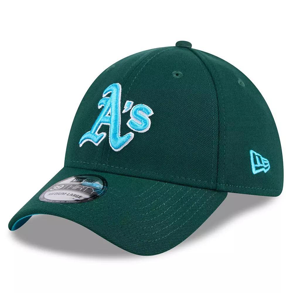 Men's New Era Green Oakland Athletics 2024 Father's Day 39THIRTY Flex Hat, Size: Large/XL Product Image