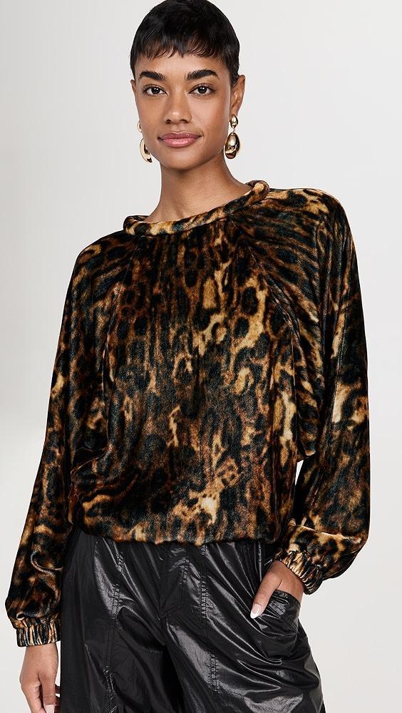 Isabel Marant Dabia Velvet Top | Shopbop Product Image