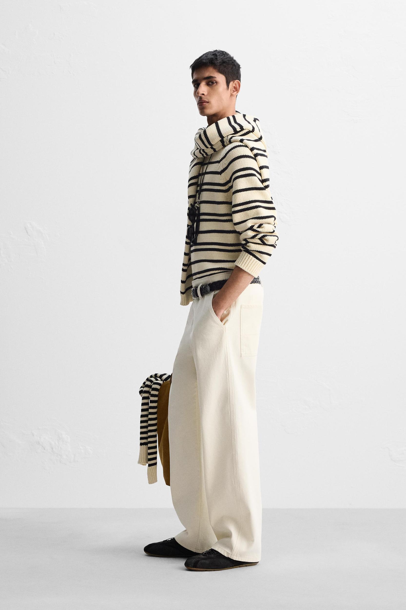 LIMITED EDITION TEXTURED STRIPE SWEATER Product Image