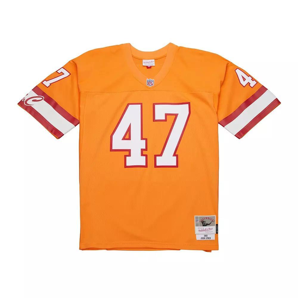 Men's Mitchell & Ness John Lynch Orange Tampa Bay Buccaneers 1993 Legacy Replica Jersey, Size: 3XL Product Image