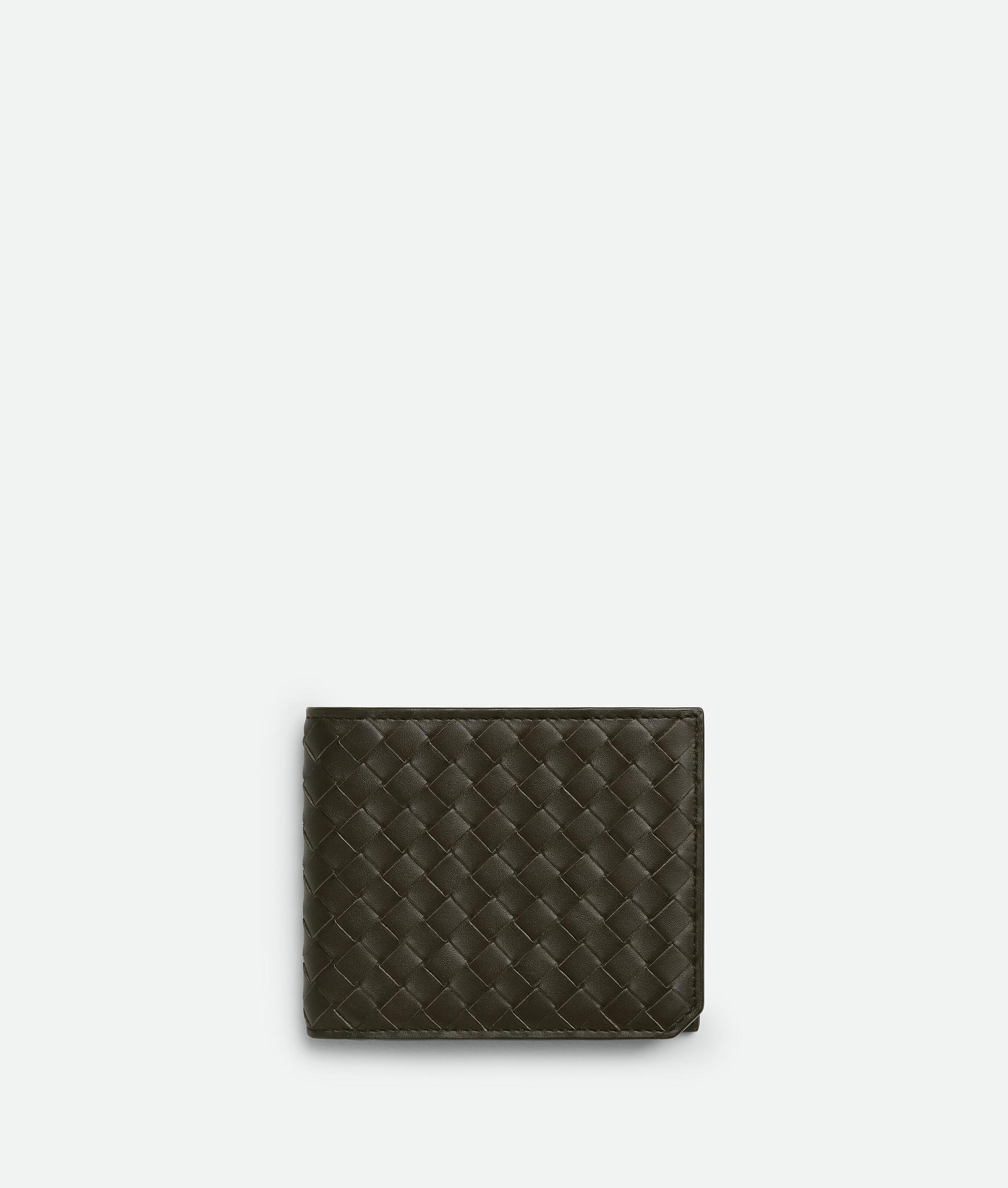 Men's Intrecciato Piccolo Bi-Fold Wallet in Black Product Image
