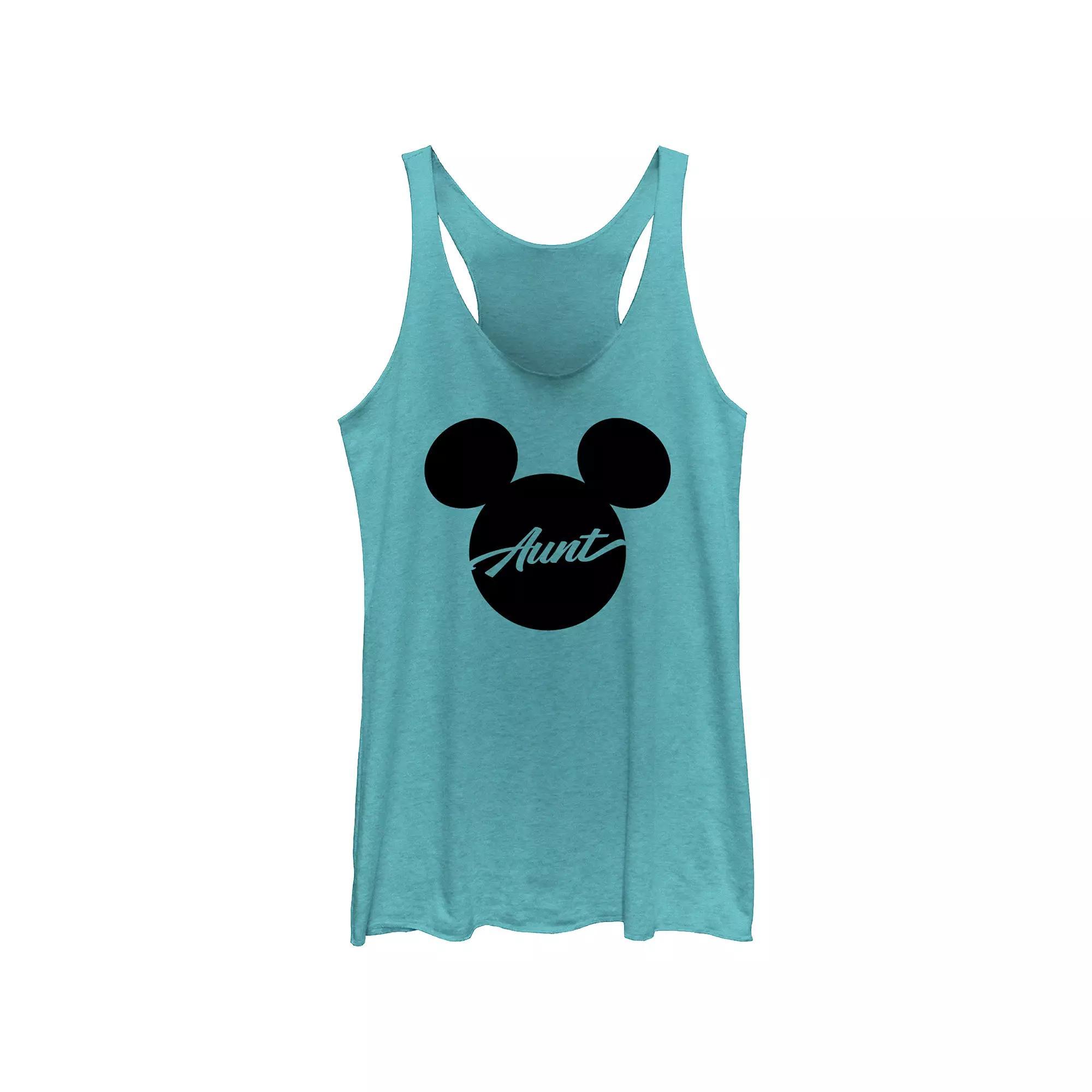 Disney's Mickey Mouse Aunt Women's Racerback Tank Top, Size: XL, Tahiti Blue Product Image