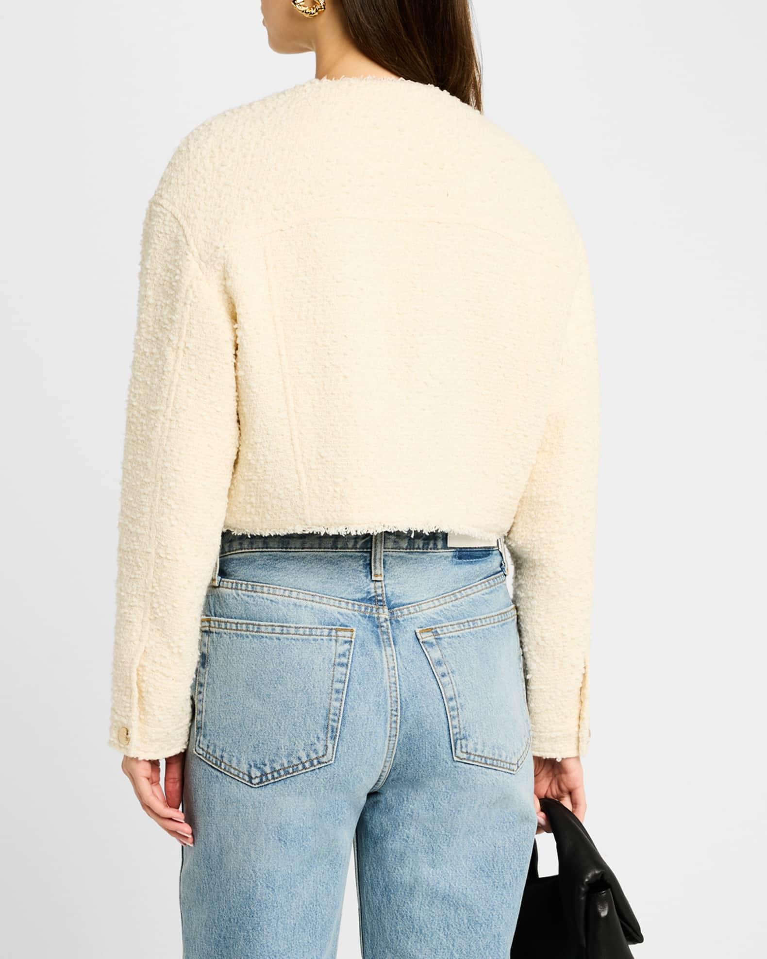 Emille Tweed Bomber Jacket Product Image
